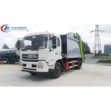 Tipo de lujo Dongfeng 180hp 12cbm Basura Camión de compactación